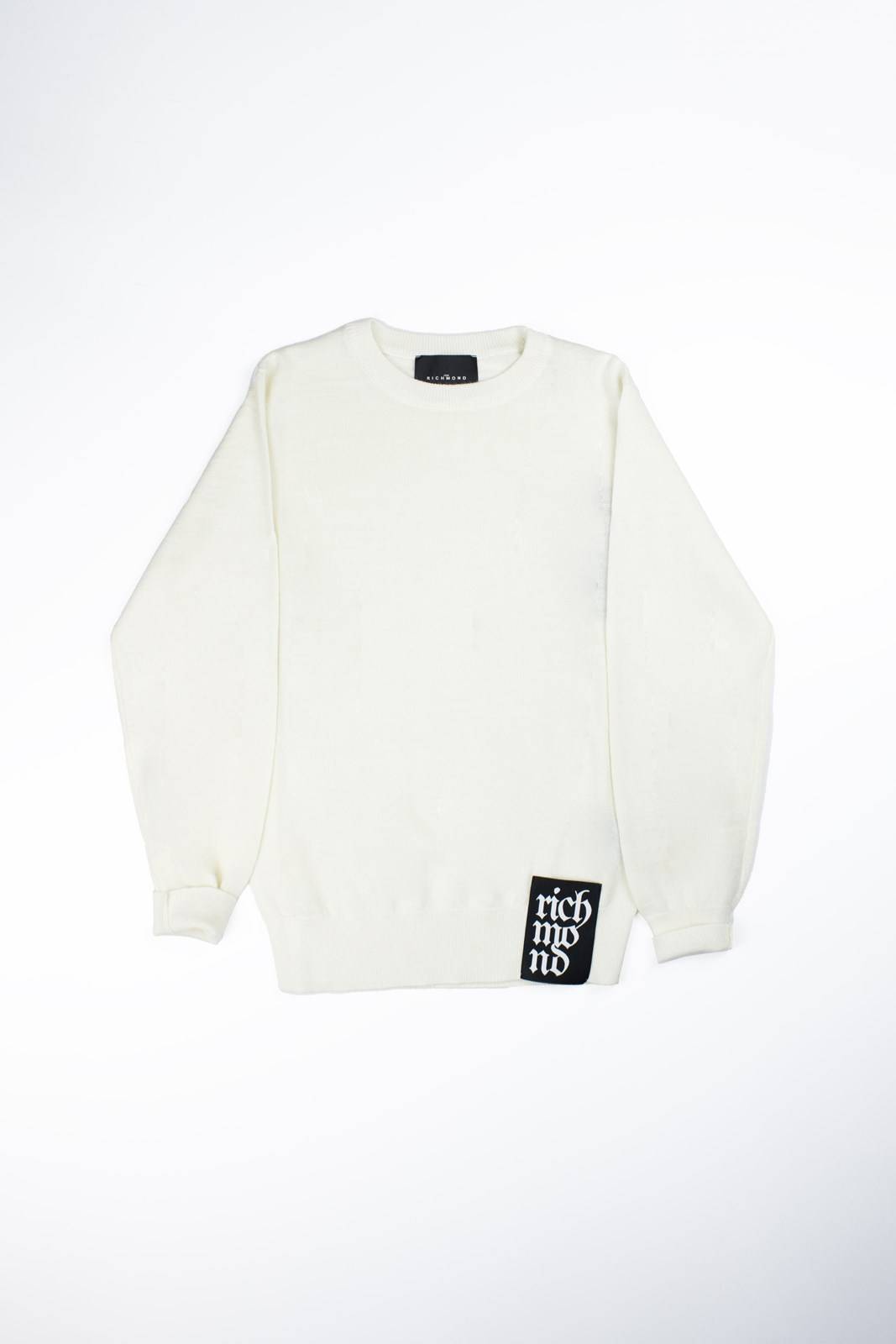 MAGLIA JOHN RICHMOND JUNIOR RBA22052MA OFF-WHITE-0