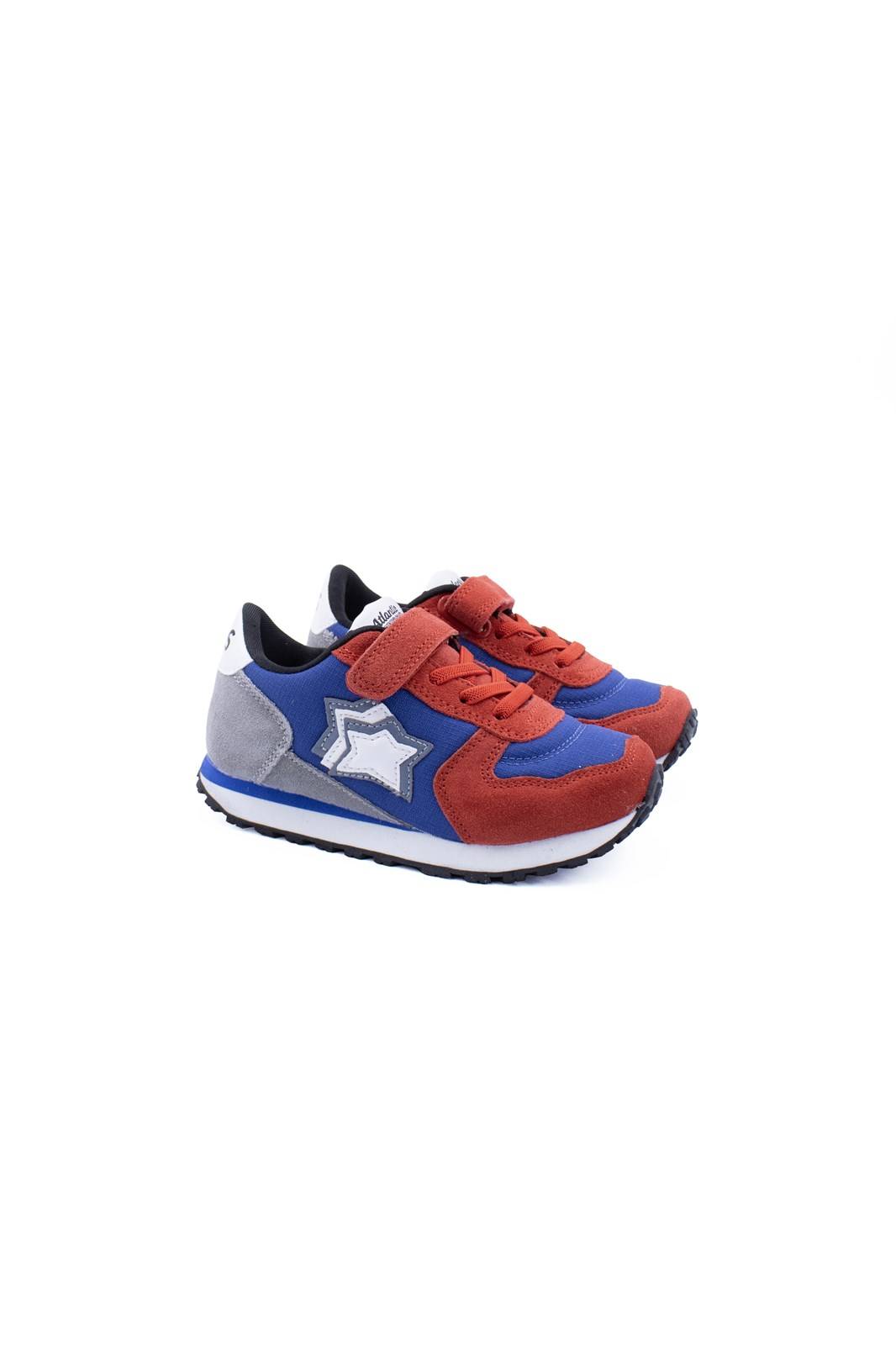 SCARPE ATLANTIC STARS BEN63 ROSSO/BLU/GRIGIO-1