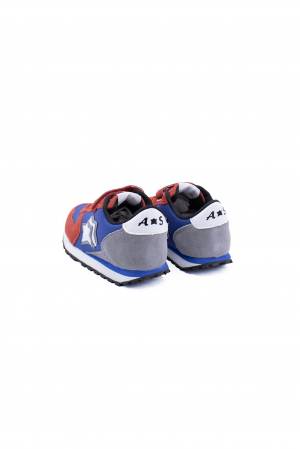 SCARPE ATLANTIC STARS BEN63 ROSSO/BLU/GRIGIO-2-mini