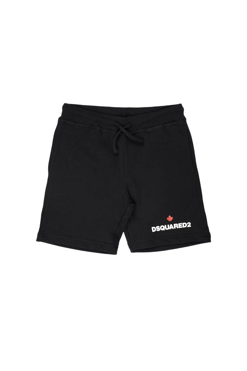 PANTALONCINO DSQUARED2 DQ1394 BLACK-0