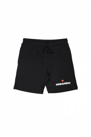 PANTALONCINO DSQUARED2 DQ1394 BLACK