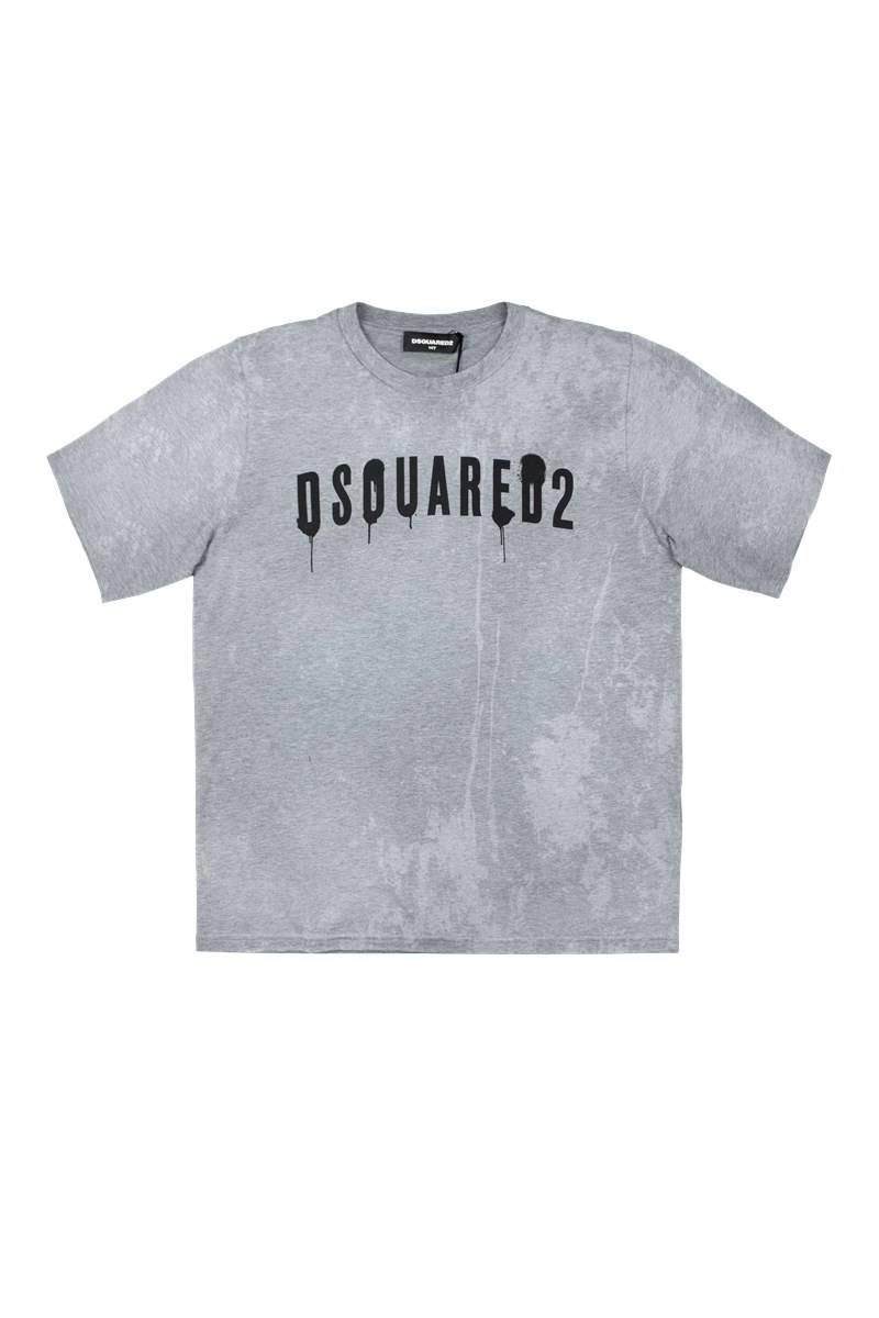 T-SHIRT DSQUARED2 DQ1623 DARK GREY MELANGE