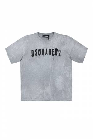 T-SHIRT DSQUARED2 DQ1623 DARK GREY MELANGE