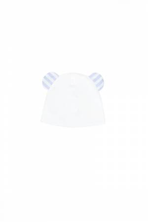 CAPPELLO LE BEBÉ LBB3984 BIANCO-CELESTE