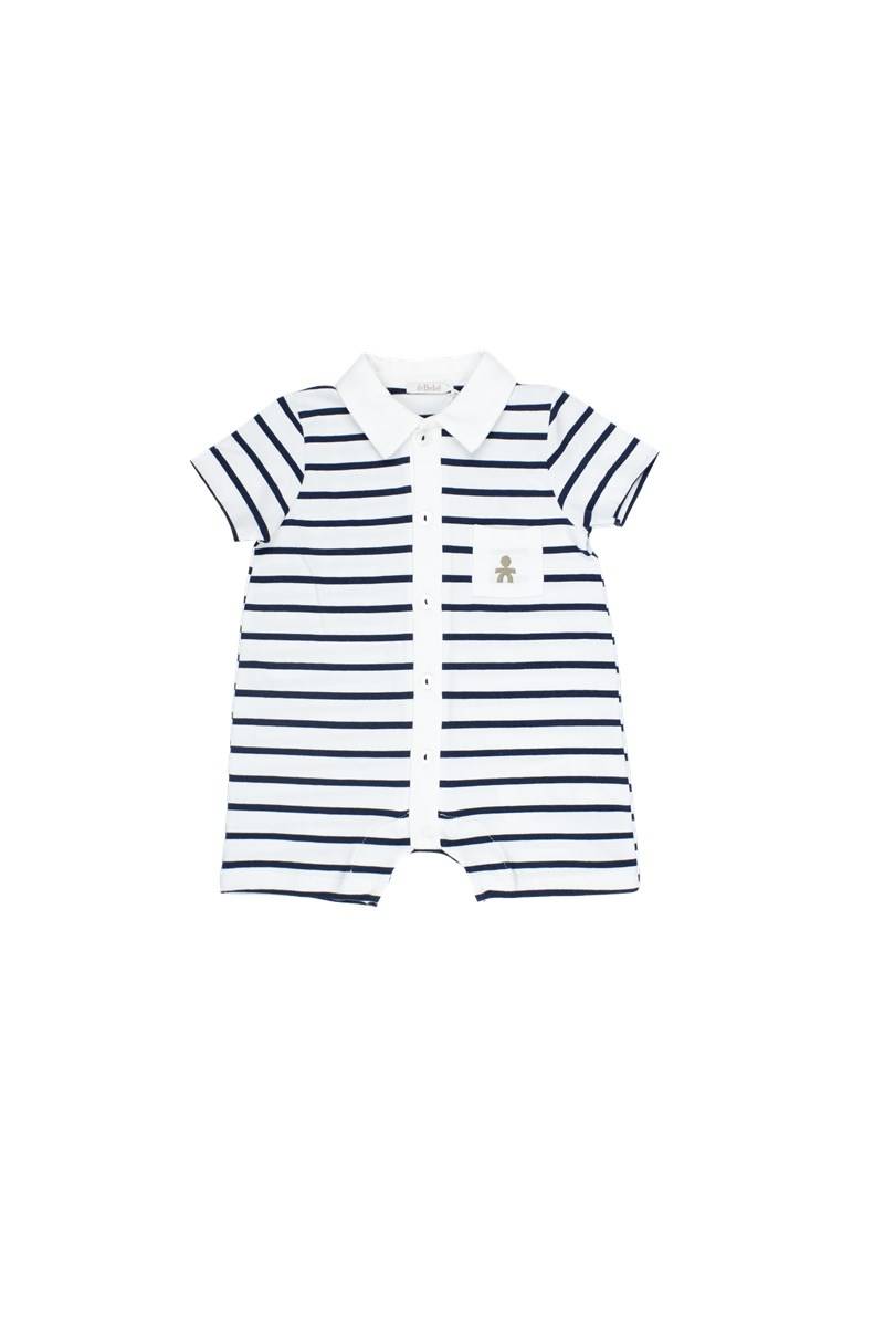 PAGLIACCETTO LE BEBÉ LBB4013 BIANCO-BLU