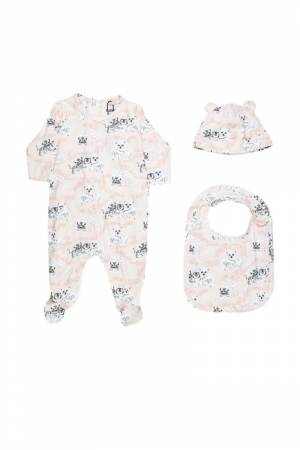 SET NEONATO KENZO K98073 PINK