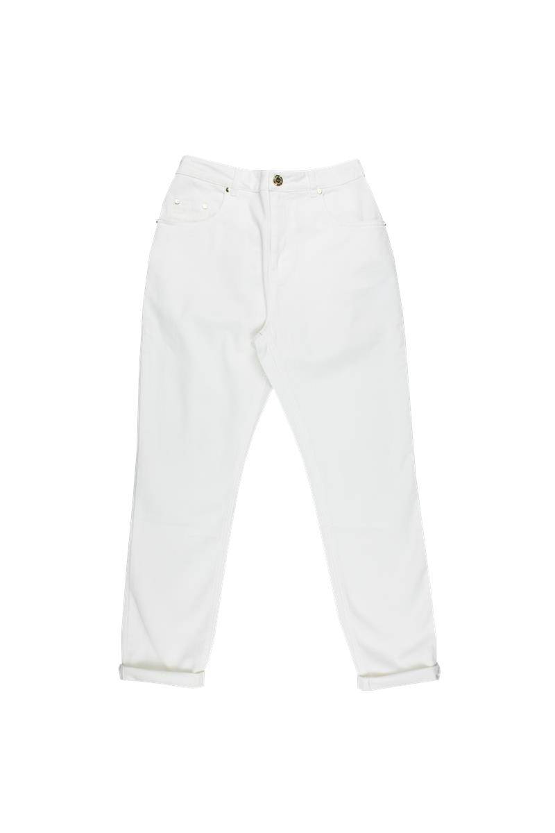 PANTALONE ELISABETTA FRANCHI EFPA143 BIANCO-0