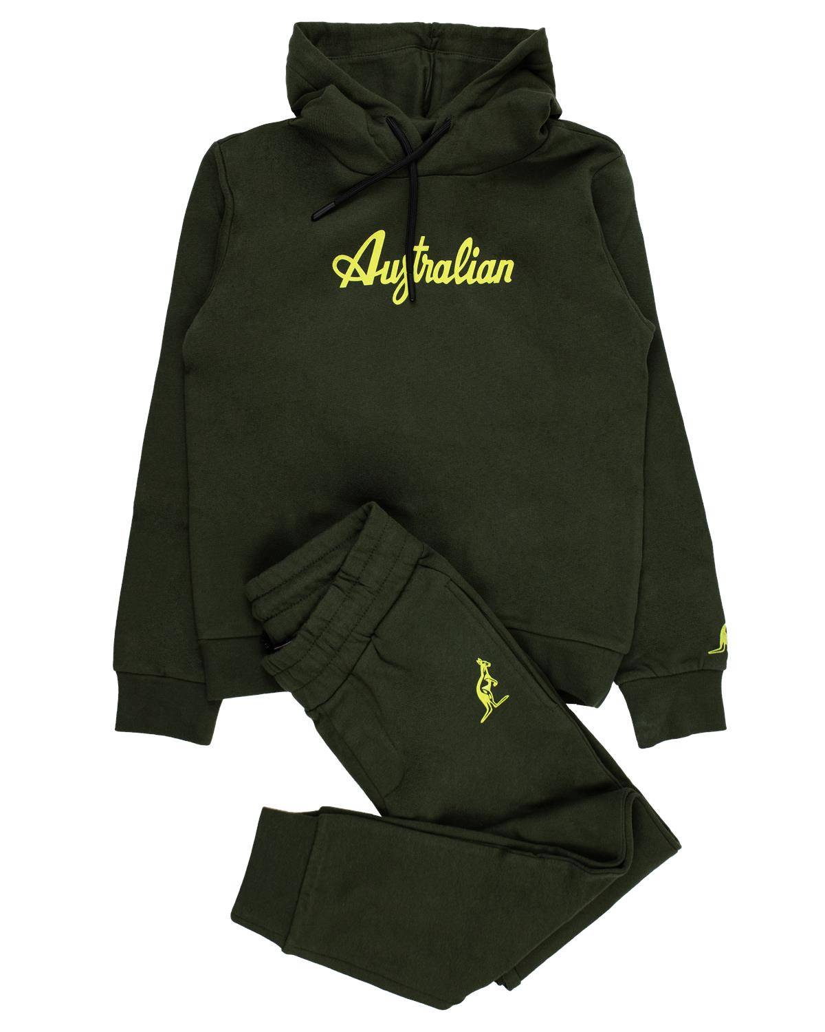 COMPLETO TUTA AUSTRALIAN AS0682 MILITARY GREEN