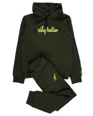 COMPLETO TUTA AUSTRALIAN AS0682 MILITARY GREEN