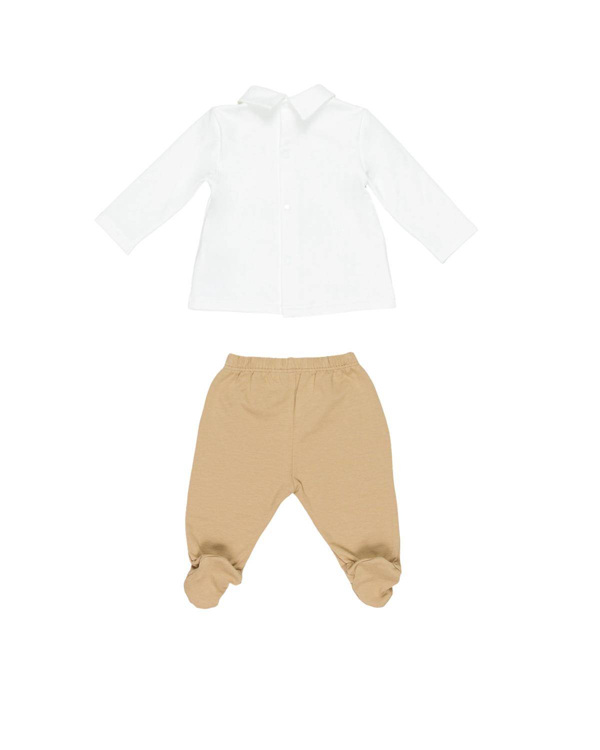 COMPLETO LE BEBÉ LBB4256 PANNA-BISCOTTO-1