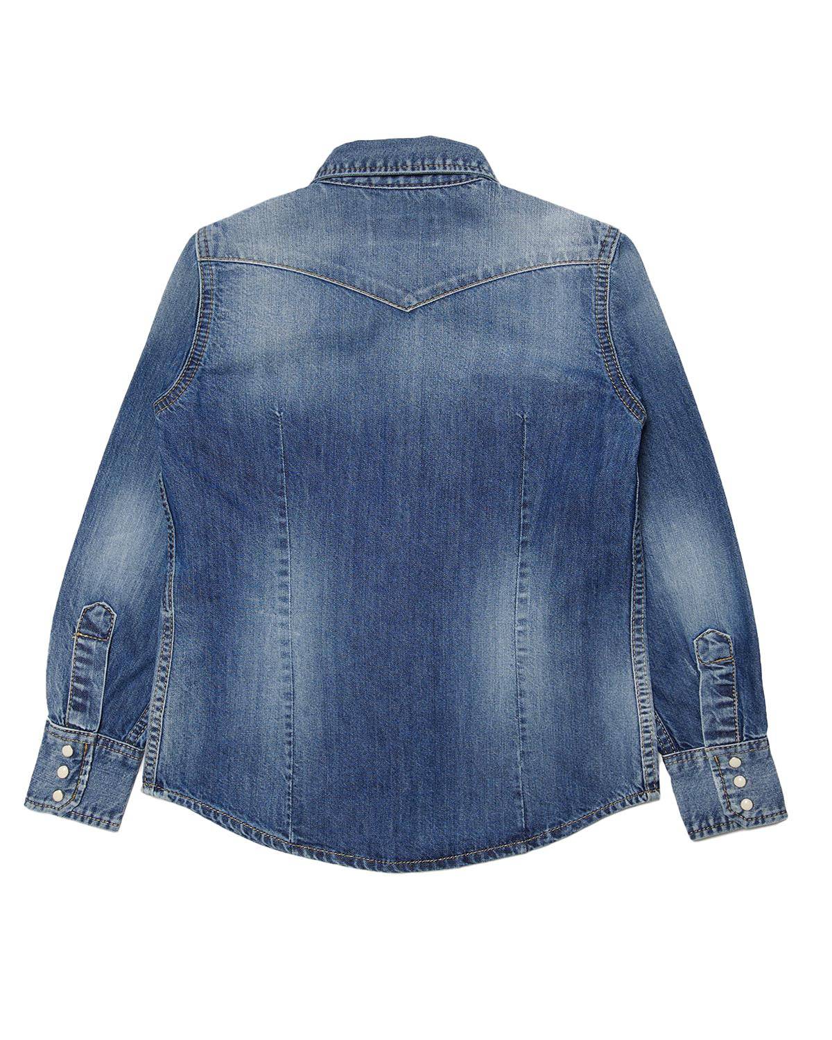CAMICIADSQUARED2 DQ02DG BLUE DENIM-1