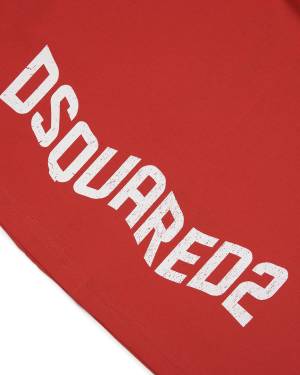 T-SHIRT DSQUARED2 DQ2100 BRIGHT RED-2-mini