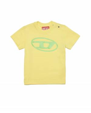 T-SHIRT DIESEL K00519 LIMONCELLO YELLOW