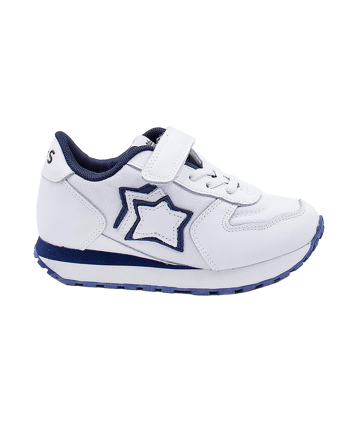 SCARPE ATLANTIC STARS BEN4 BIANCO/BLU-0