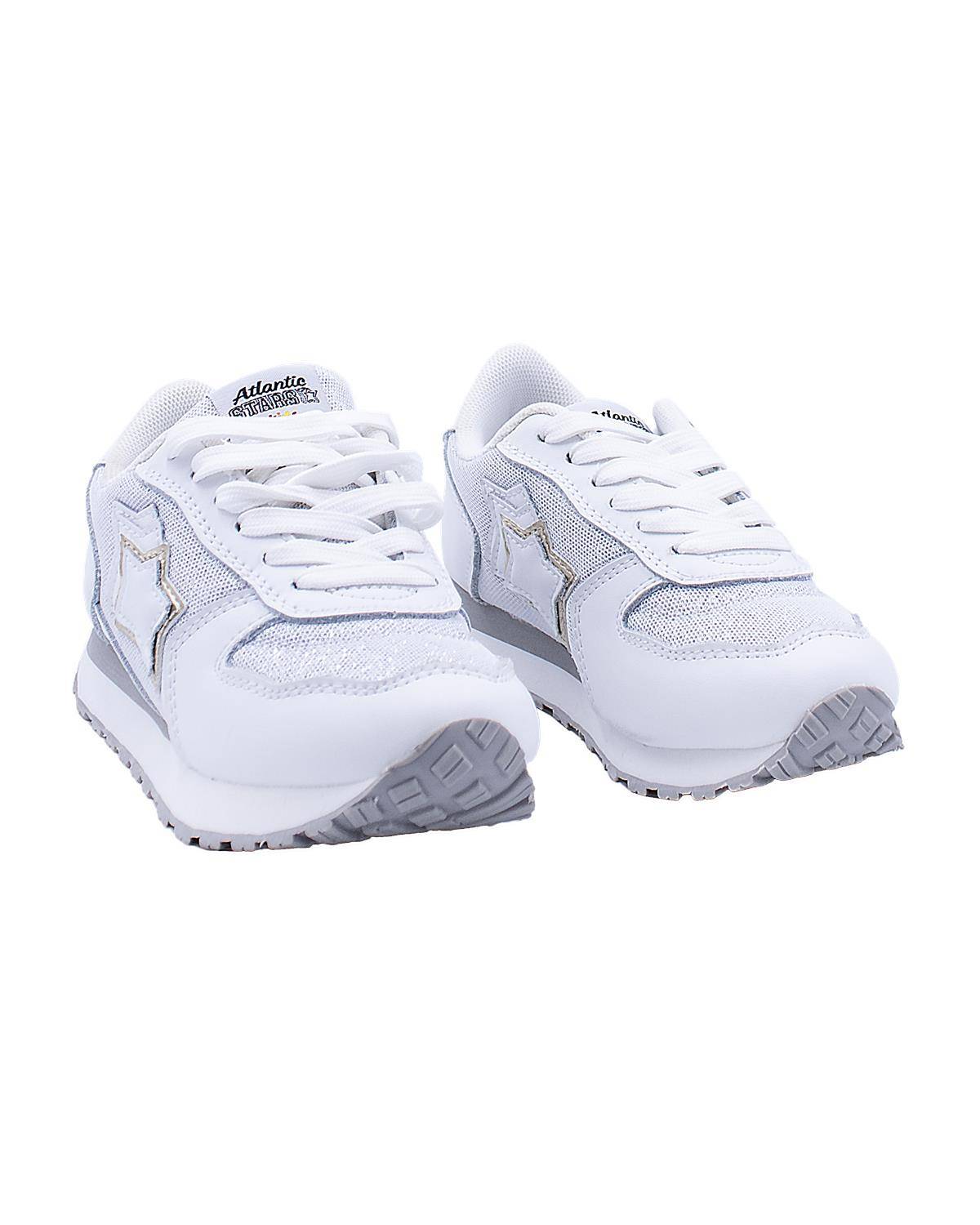 SCARPE ATLANTIC STARS ICARO88 BIANCO/ARGENTO-2