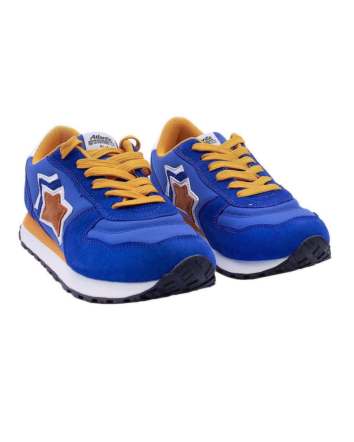 SCARPE ATLANTIC STARS ICARO96 BLUETTE/ARANCIO-2