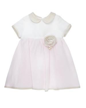 ABITO LE BEBÉ LBG4638 BIANCO-ROSA