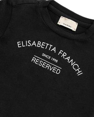 T-SHIRT ELISABETTA FRANCHI EGTS079 NERO-2-mini
