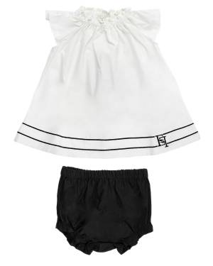 ABITO ELISABETTA FRANCHI ENCD074 AVORIO NERO