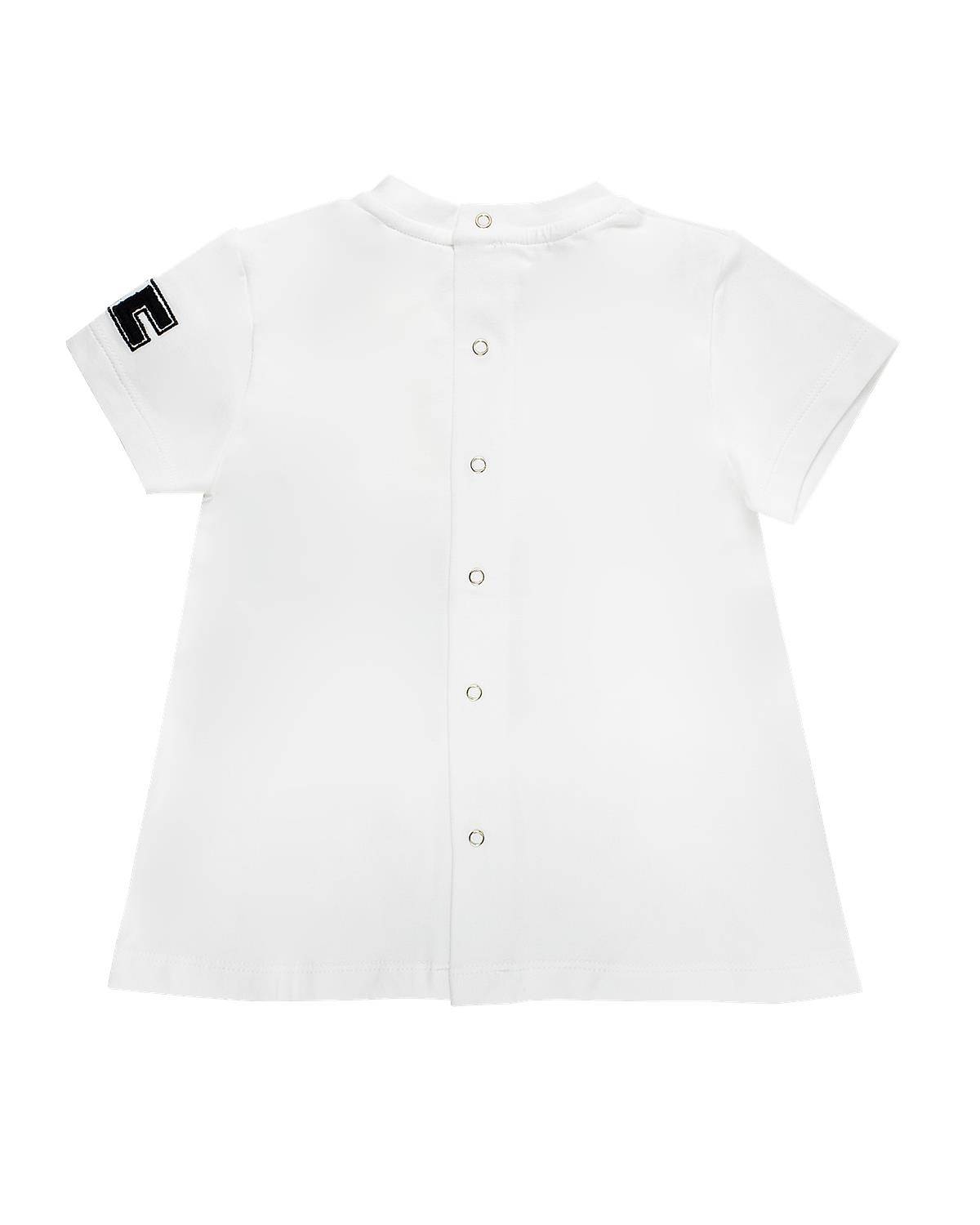 T-SHIRT ELISABETTA FRANCHI ENTS002 AVORIO NERO-1