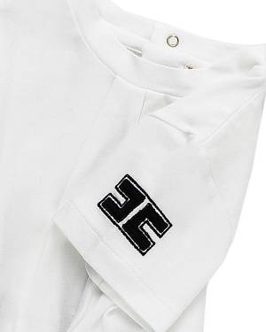 T-SHIRT ELISABETTA FRANCHI ENTS002 AVORIO NERO-2-mini