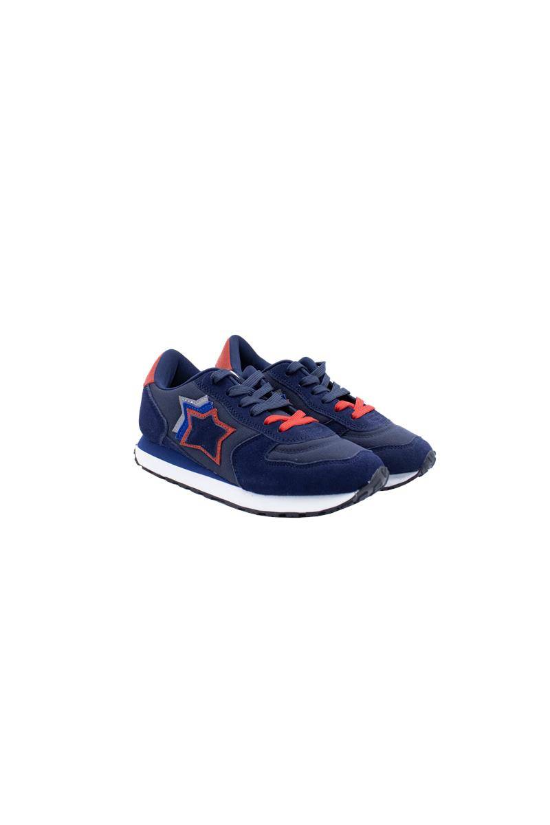 SCARPE ATLANTIC STARS ICARO55 NAVY/ROSSO/NAVY-2