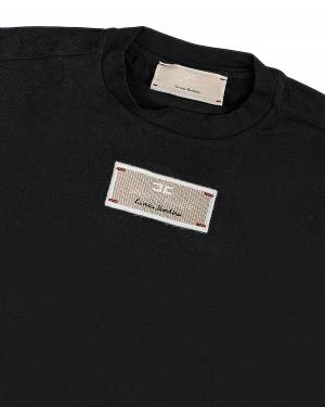 T-SHIRT ELISABETTA FRANCHI EFTS208 NERO-2-mini