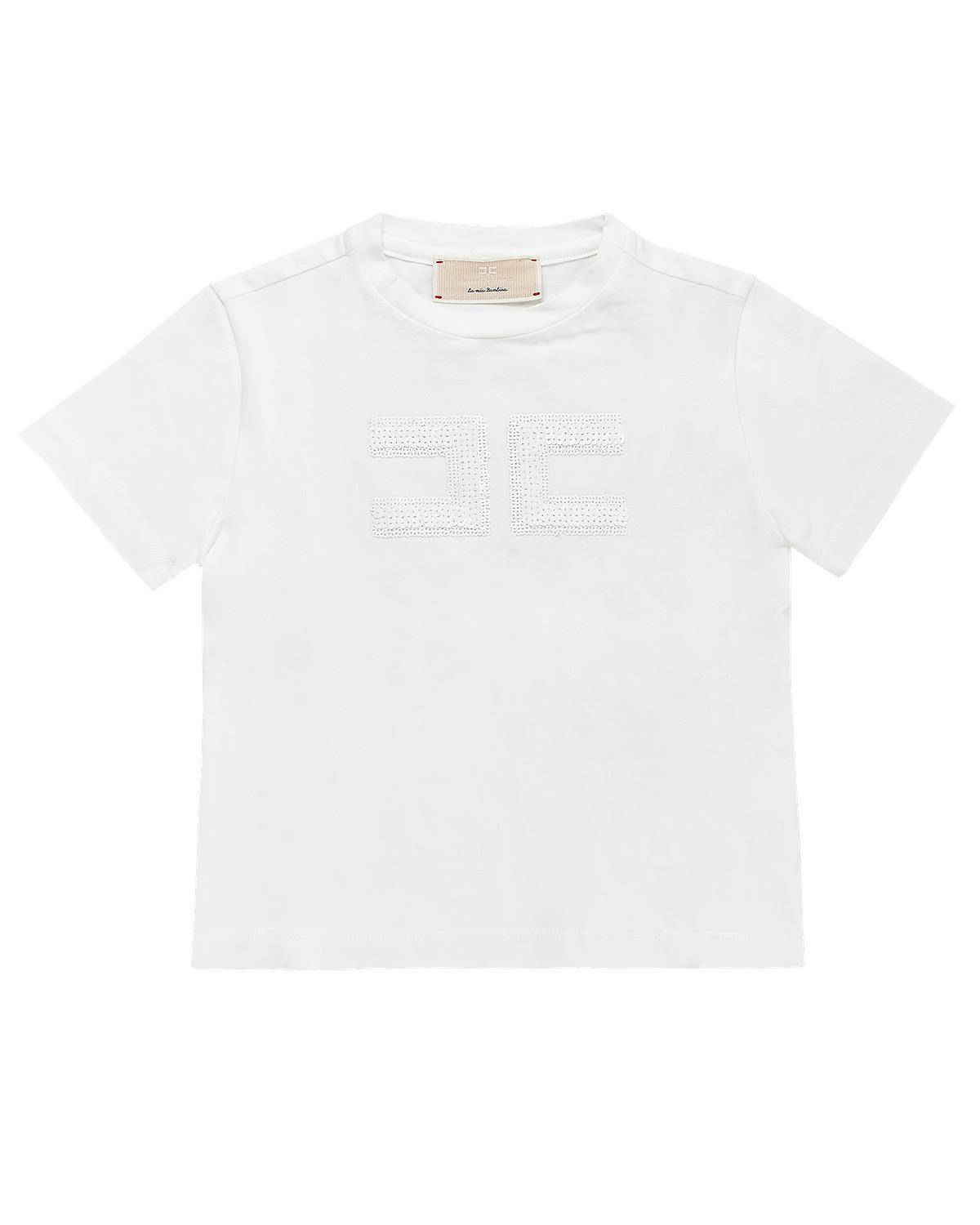 T-SHIRT ELISABETTA FRANCHI EFTS214 PANNA CHIARO