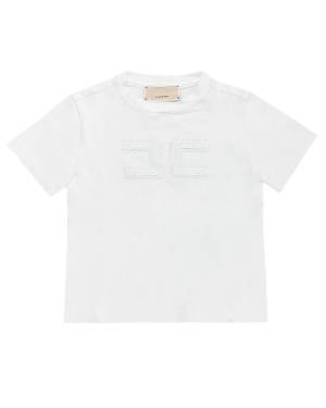 T-SHIRT ELISABETTA FRANCHI EFTS214 PANNA CHIARO