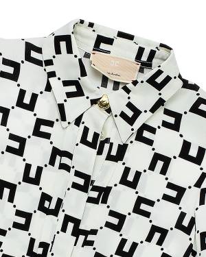 CAMICIA ELISABETTA FRANCHI EFCA230 BURRO NERO-2-mini