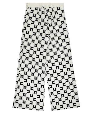 PANTALONE ELISABETTA FRANCHI EFPA230 BURRO NERO-1-mini