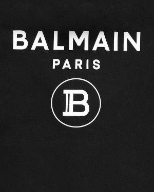 FELPA BALMAIN 6Q4550 NERO-2-mini