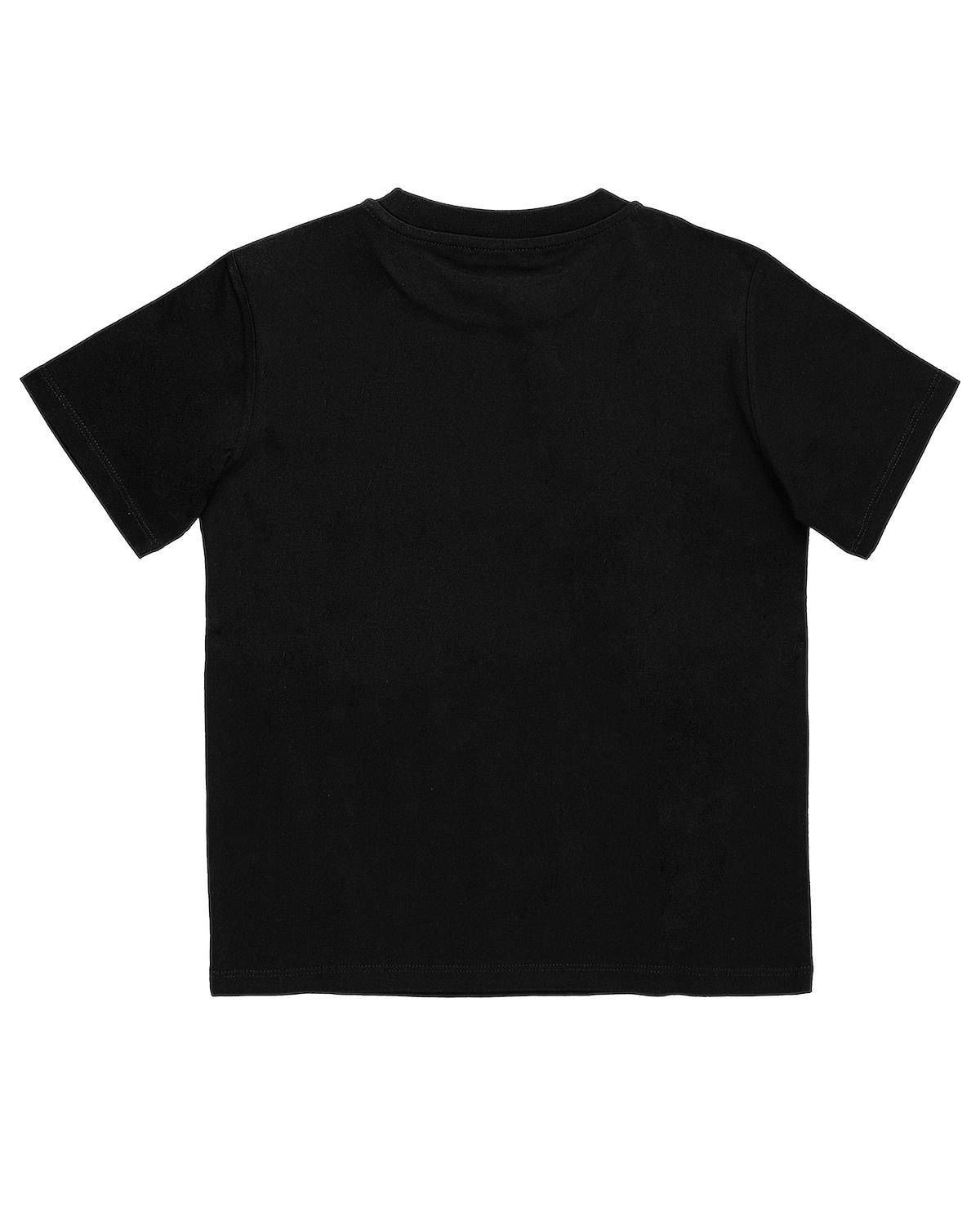T-SHIRT BALMAIN BT8P11 BLACK/WHITE-1