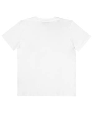 T-SHIRT BALMAIN BU8Q51 WHITE/SILVER-1-mini