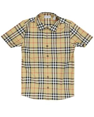 CAMICIA BURBERRY 8078748 CHECK BEIGE