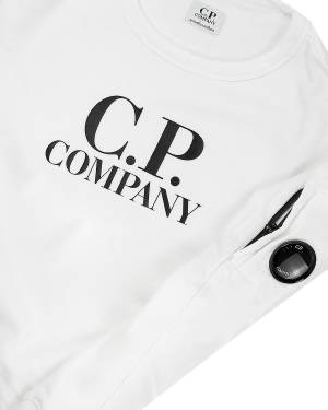 FELPA C.P. COMPANY CUF00B BIANCO-2-mini