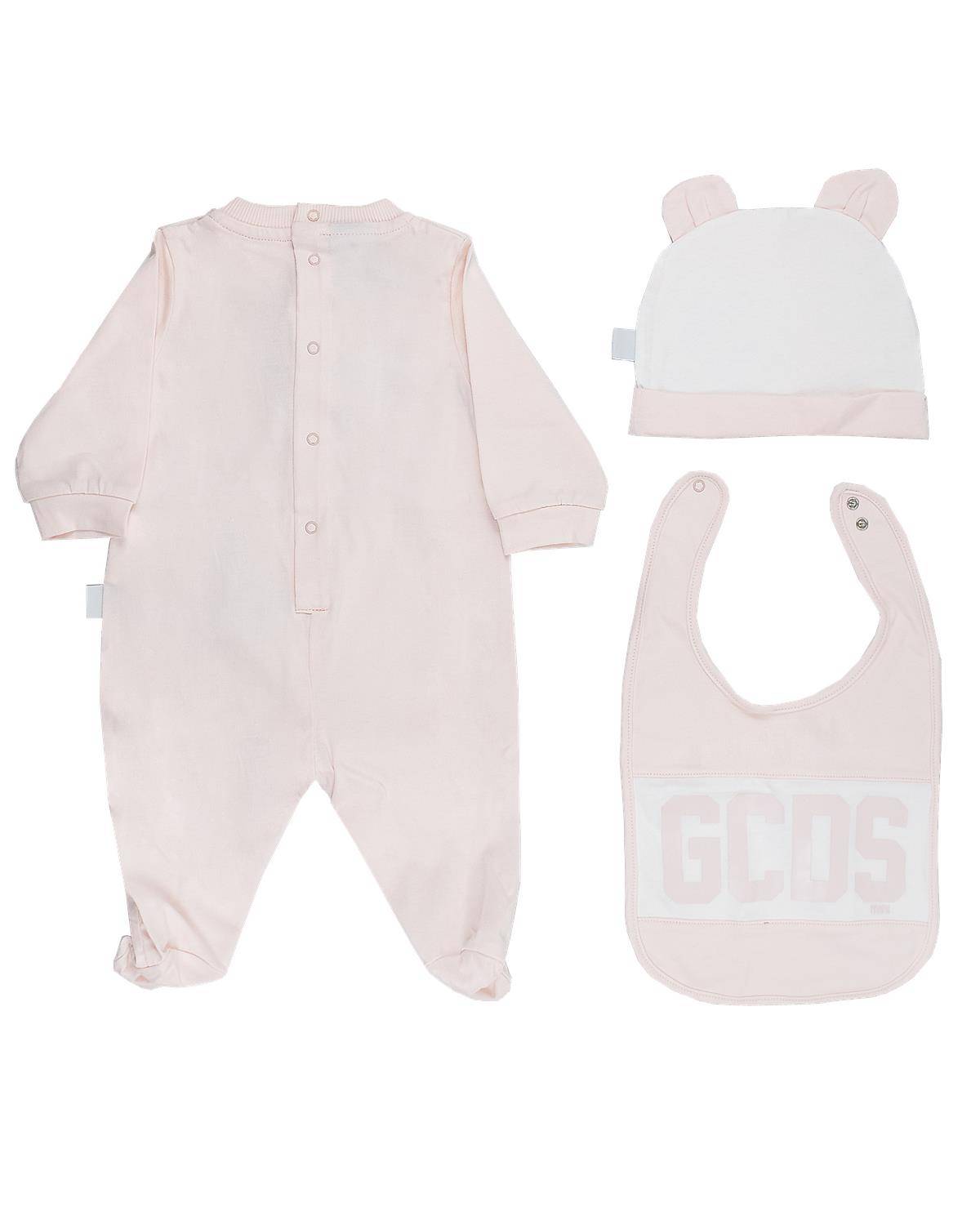 SET NEONATO GCDS GNY007 ROSA-1