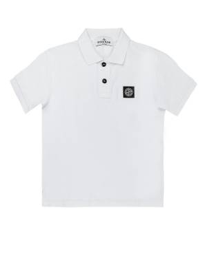 POLO STONE ISLAND 801621448 BIANCO
