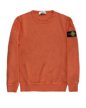FELPA STONE ISLAND 801661340 ORANGE RED