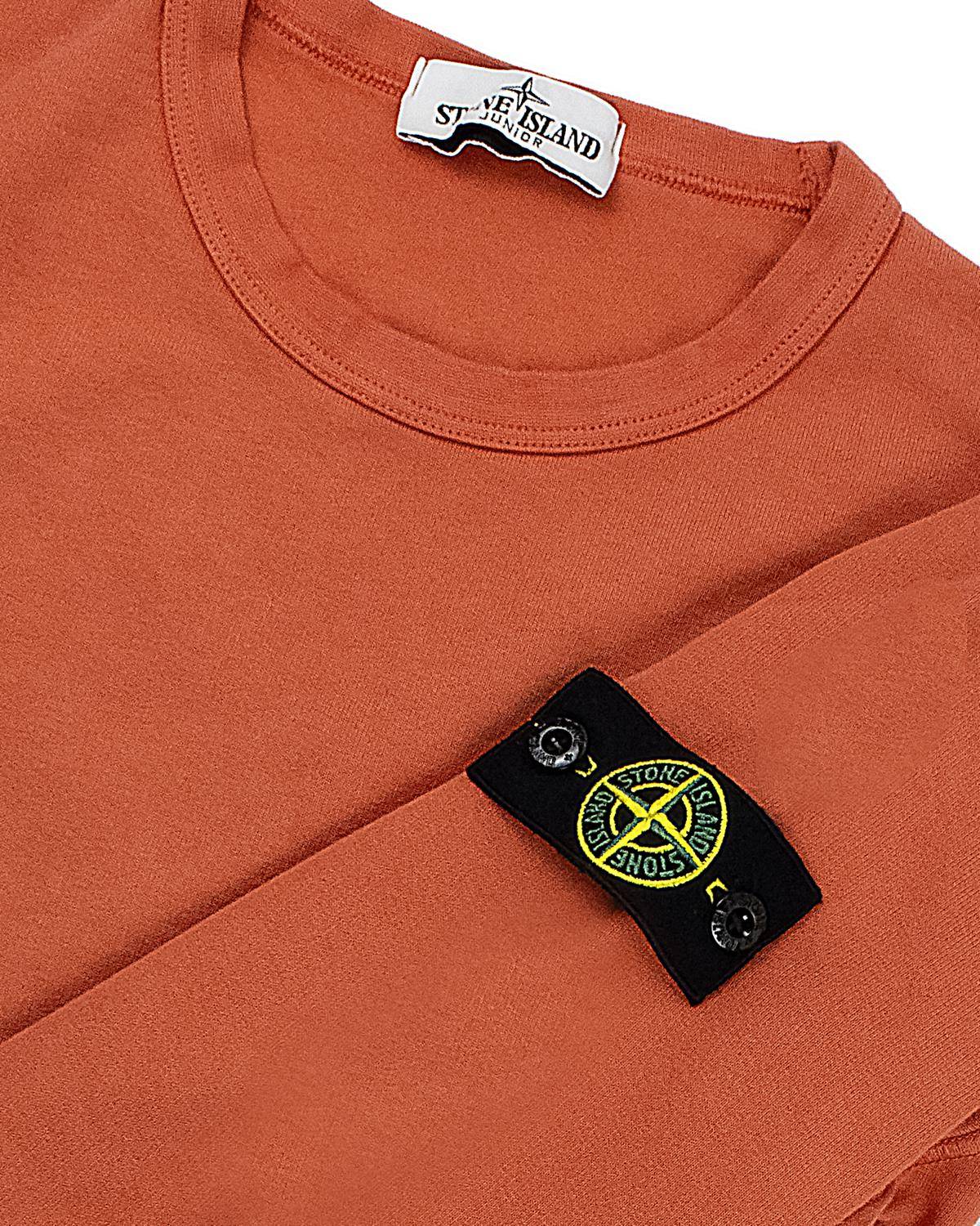 FELPA STONE ISLAND 801661340 ORANGE RED-2
