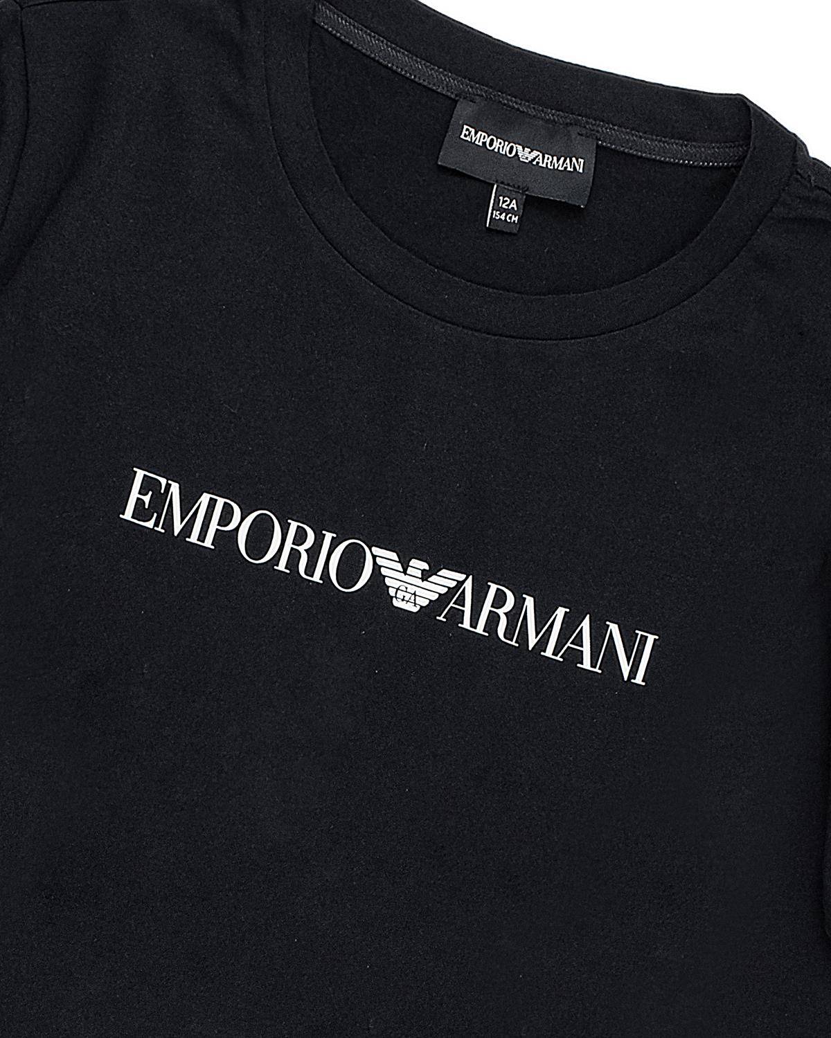 T-SHIRT EMPORIO ARMANI 8N4TN5 BLU NAVY LOGO-2