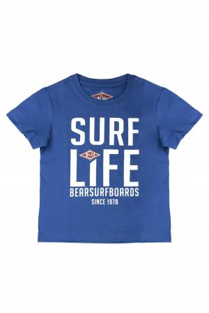T-SHIRT BEAR  BB201S24 Bijou Blue