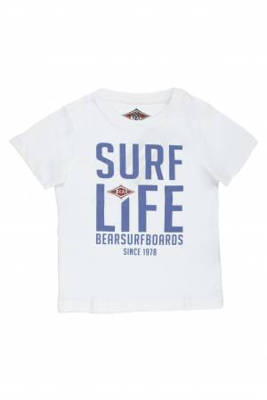 T-SHIRT BEAR  BB201S24 OPTICAL WHITE