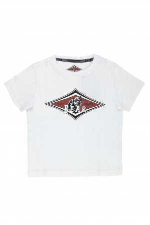 T-SHIRT BEAR  BB233S24 OPTICAL WHITE