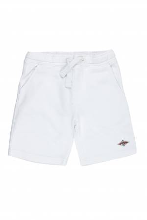 PANTALONCINO BEAR  BB249S24 OPTICAL WHITE