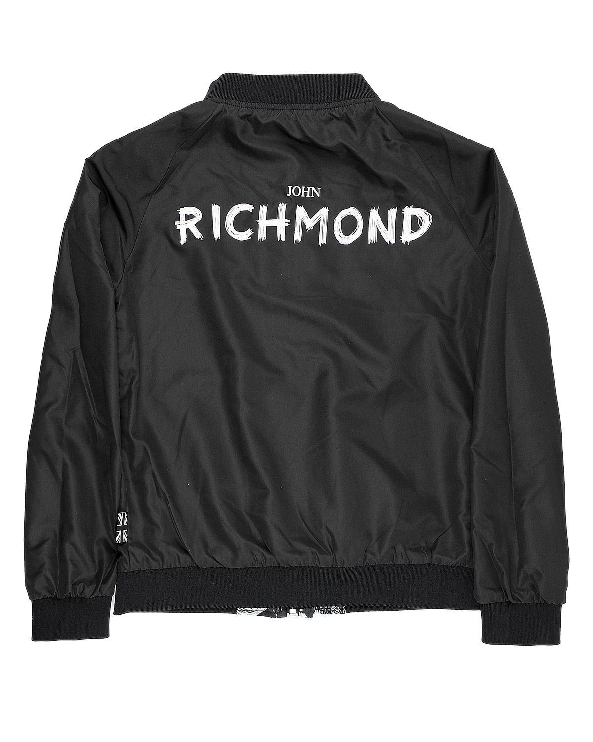 GIUBBOTTO JOHN RICHMOND RBP24145GB GRAFFITI BLACK/WHITE-4