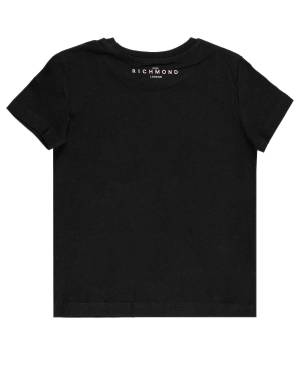T-SHIRT JOHN RICHMOND RGP24003TS BLACK-1-mini