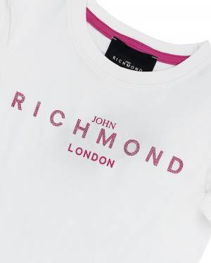 T-SHIRT JOHN RICHMOND RGP24003TS WHITE-2-mini