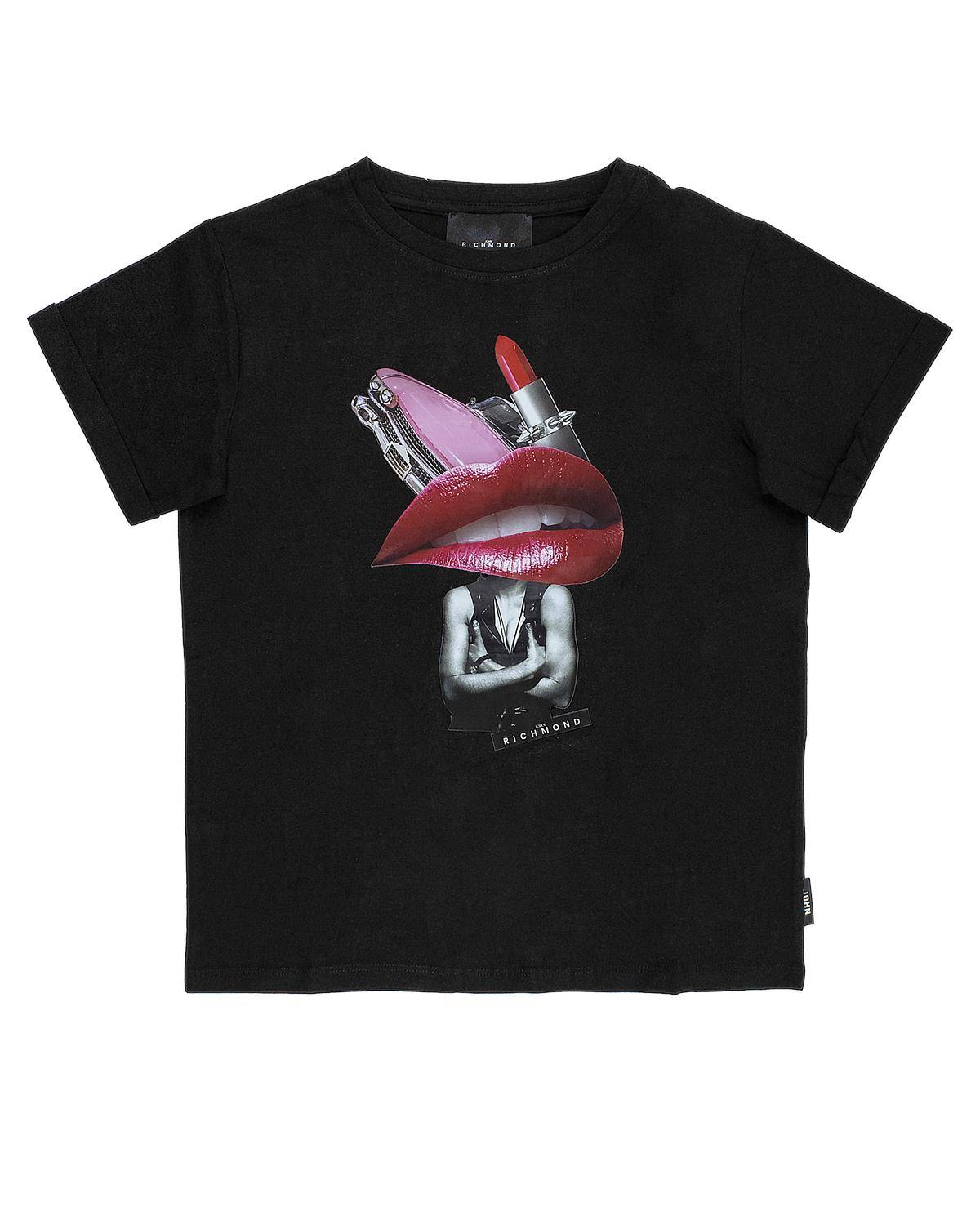 T-SHIRT JOHN RICHMOND RGP24029TS BLACK