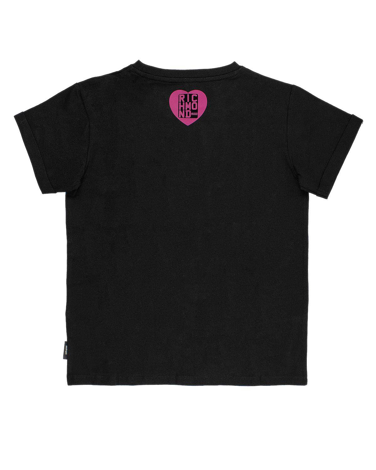 T-SHIRT JOHN RICHMOND RGP24029TS BLACK-1